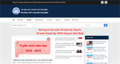 Desktop Screenshot of chuyenthaibinh.edu.vn