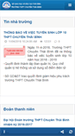 Mobile Screenshot of chuyenthaibinh.edu.vn